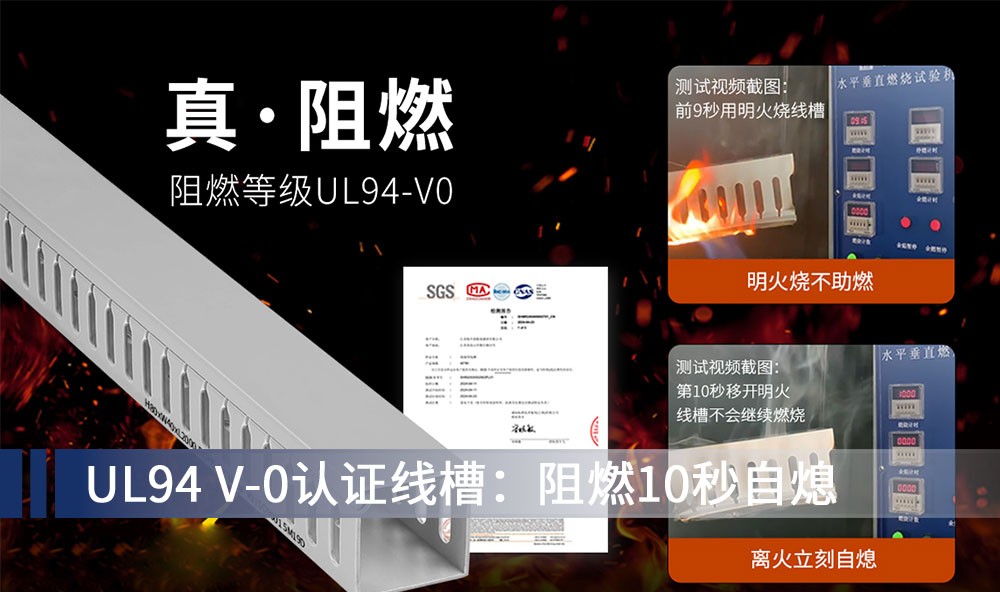 UL94-V-0认证线槽:阻燃10秒自熄,稳不落线槽如何为企业降本增效?.jpg